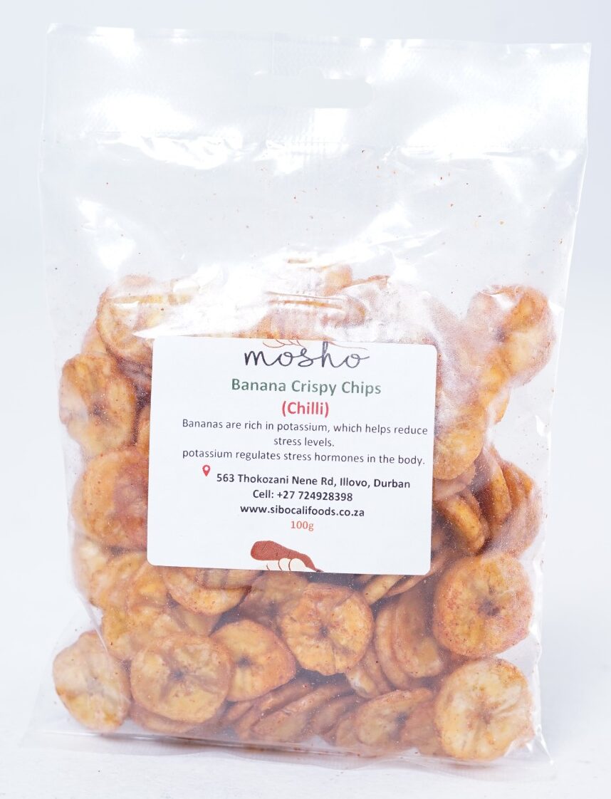 Banana Crispy Chips 100g Lightly Chilli Banana Crispy Chips 100g Lightly Chilli