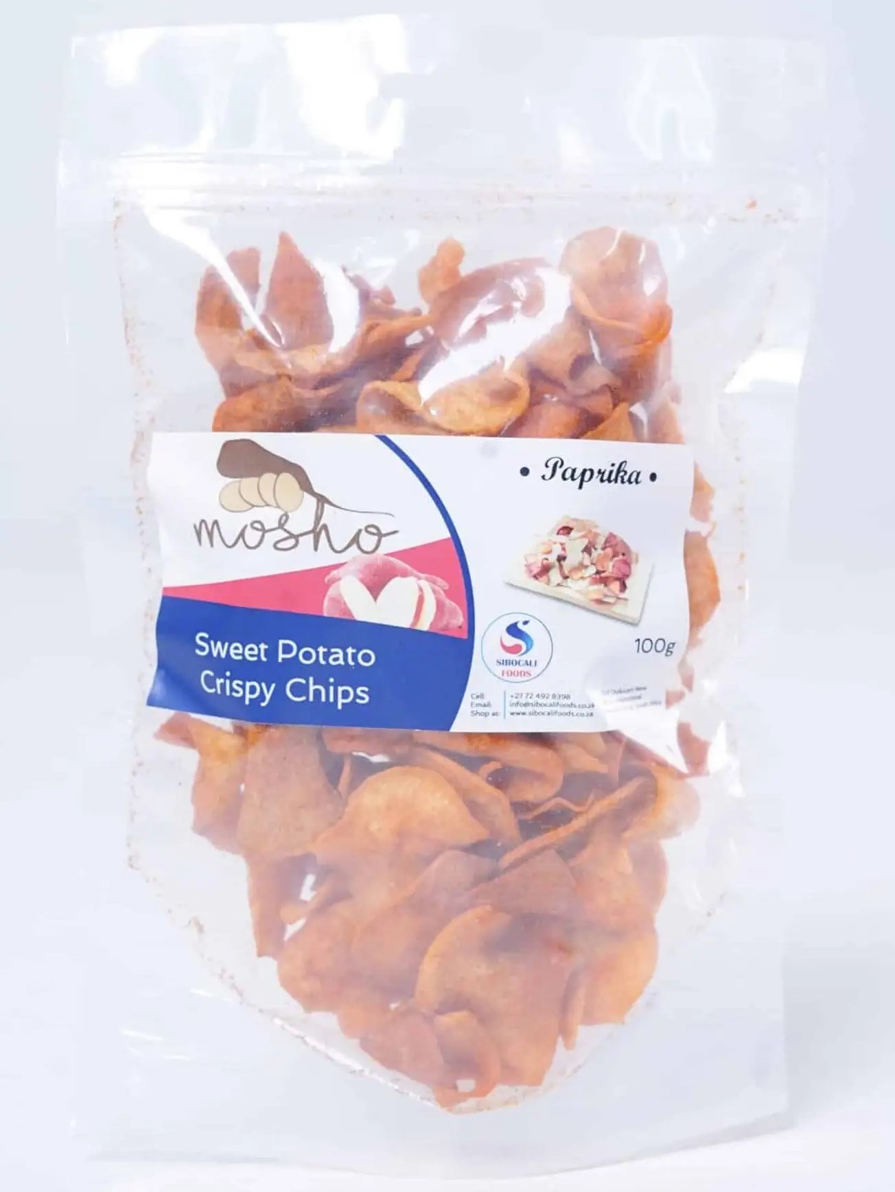 Sweet Potato Crispy Chips Paprika 100g
